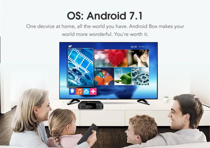 TX3 4k Android TV Box , Hd Amlogic S905 TV Box 17.3 Pre - Installed